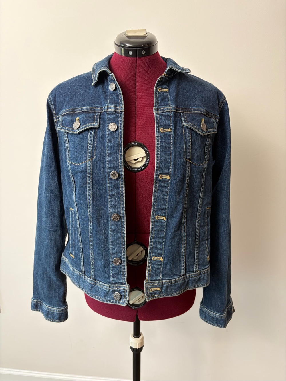 Talbots Classic Women's Dark Blue Denim Jacket NWOT